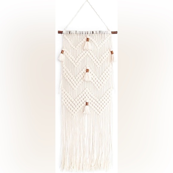 Learn to make macrame wall hanging kit craft cording Solid Oak brand handmade - Picture 3 of 11